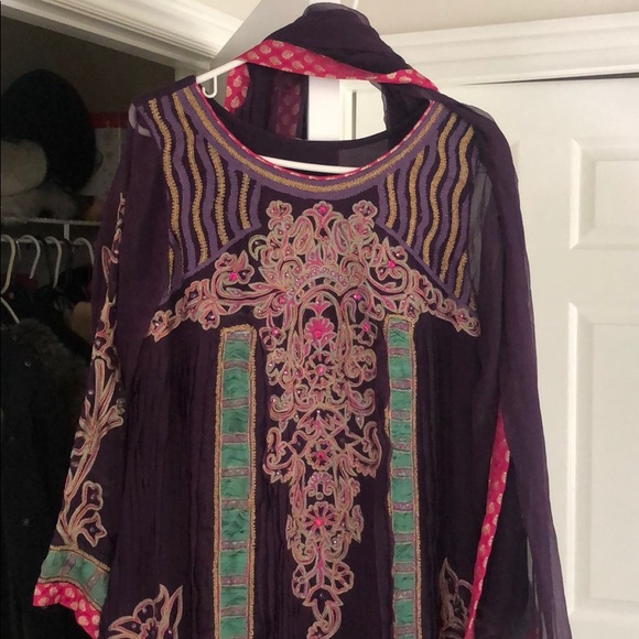 Long dress with dopants and pants.Custom made - Picture 2 of 5